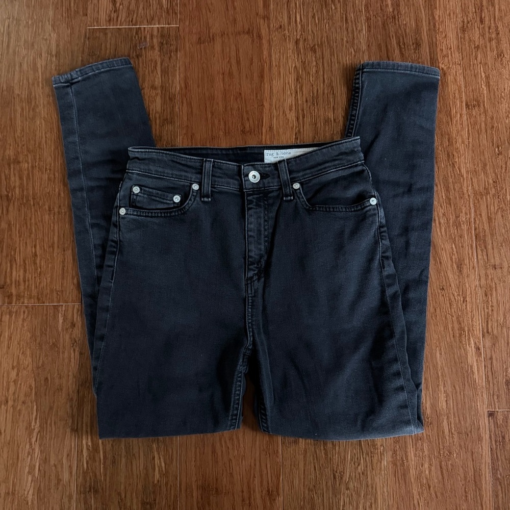 Rag & Bone Black Skinny Jeans